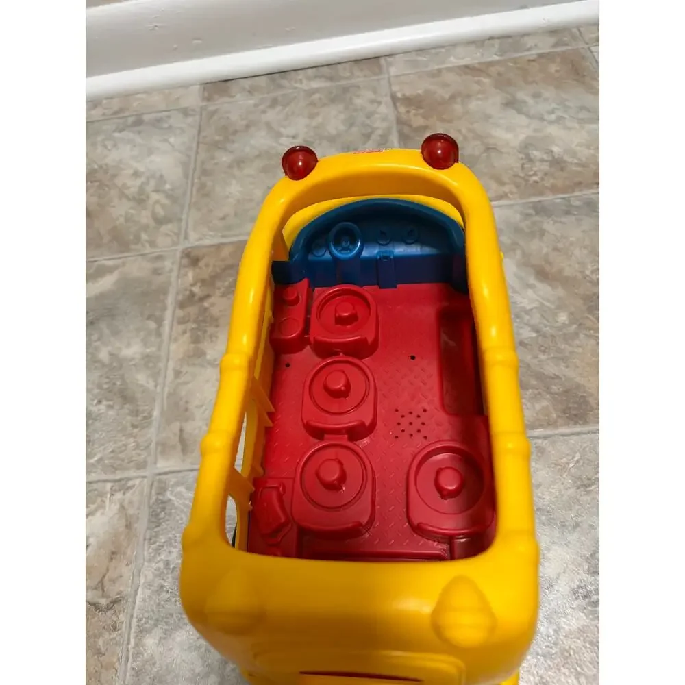 Little People Vintage Cars and School Bus Lot Set
